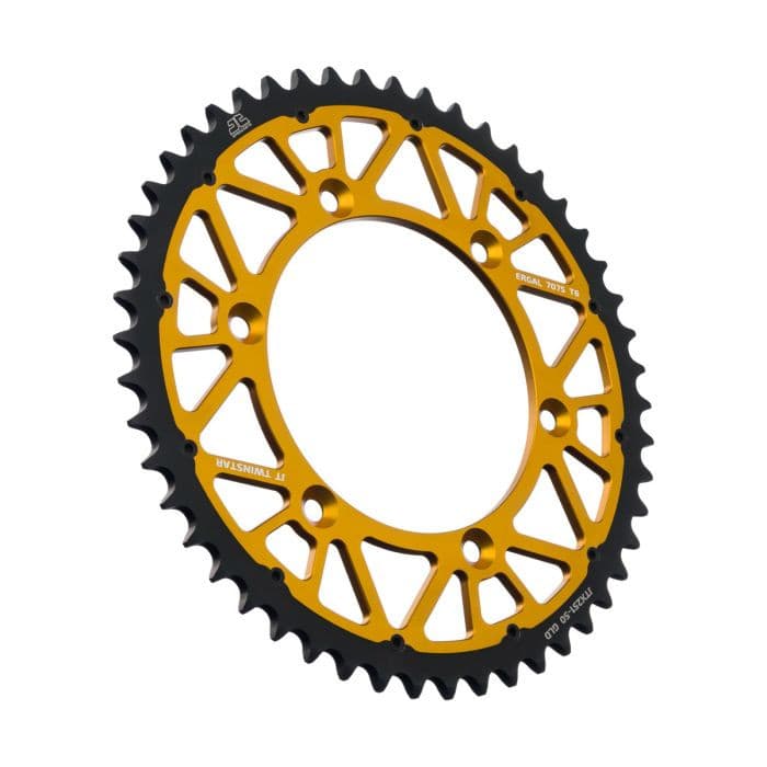 TWINSTAR SPROCKET GOLD 50-TOOTH
