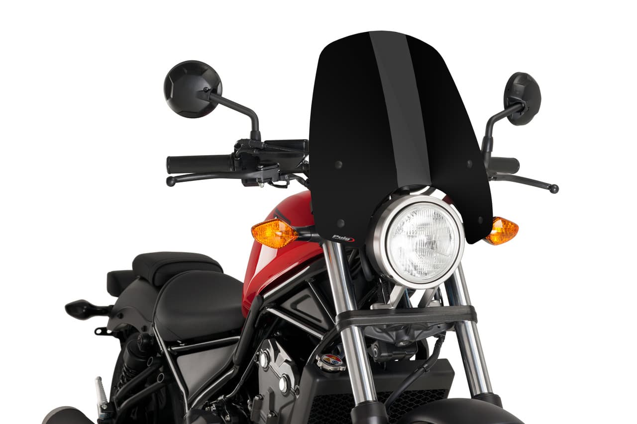 Puig Windscreen Naked New Gen Touring Black Honda