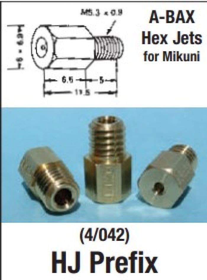 EBC Hex Main Jets #105 4/Pack HJ105-4