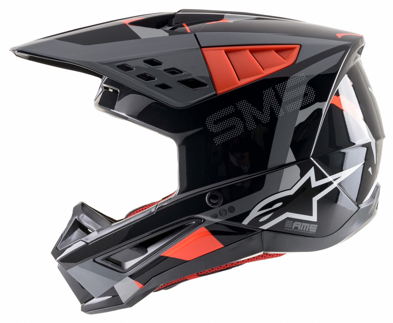 Alpinestars S-M5 Rover Helmet Anthracite/Red Fluo/Camo XL