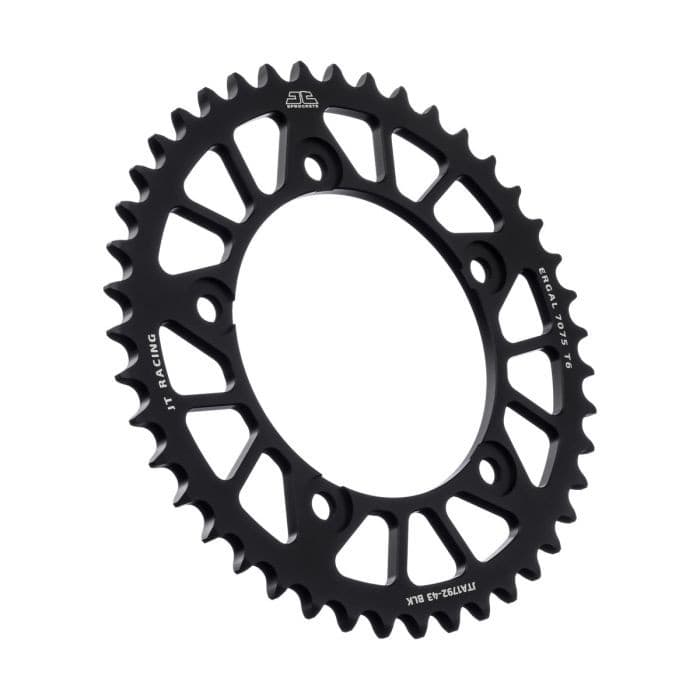 REAR ALLOY SPROCKET BLACK 43-TOOTH