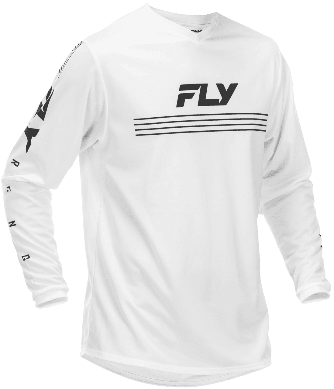 Fly Racing Universal Jersey White/Black SM