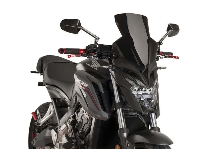 Puig Windscreen Naked New Gen Sport Black
