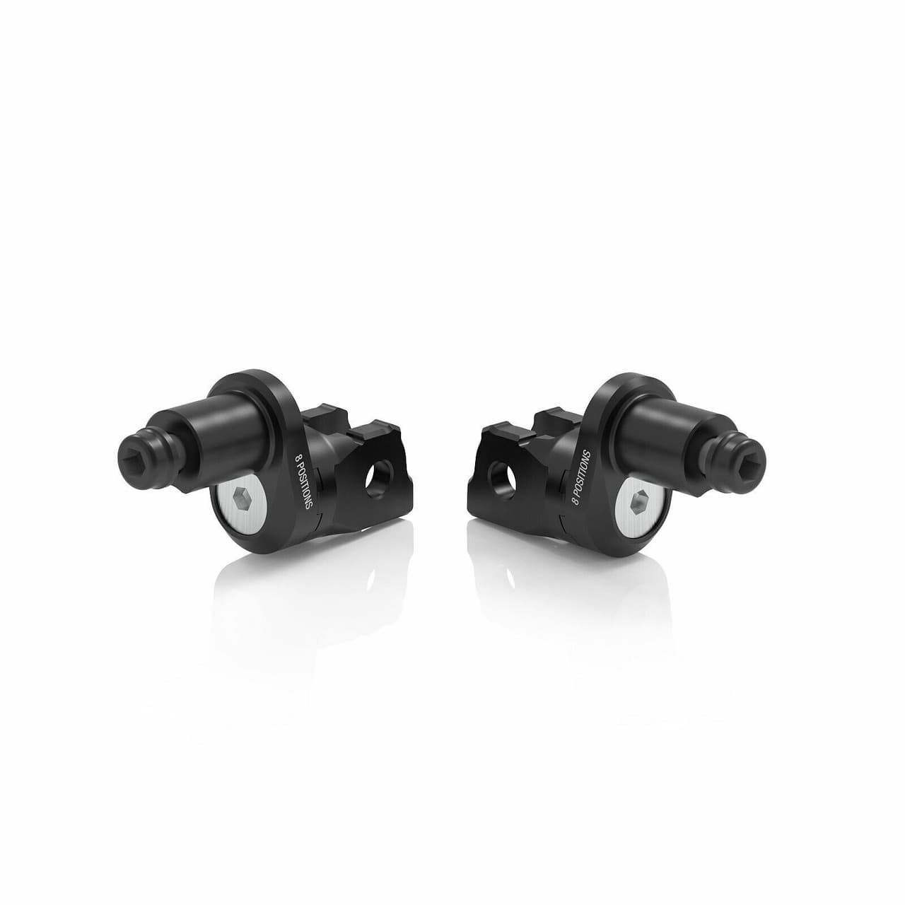 Rizoma Eccesntric Footpeg Mount Kit Rider Adjust Black Pr