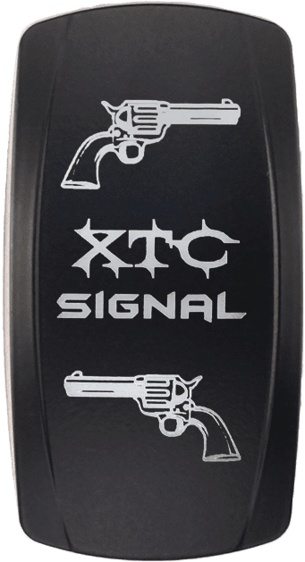 XTC Power Products Dash Switch Rocker Face Turn Signal Vertical Xtc