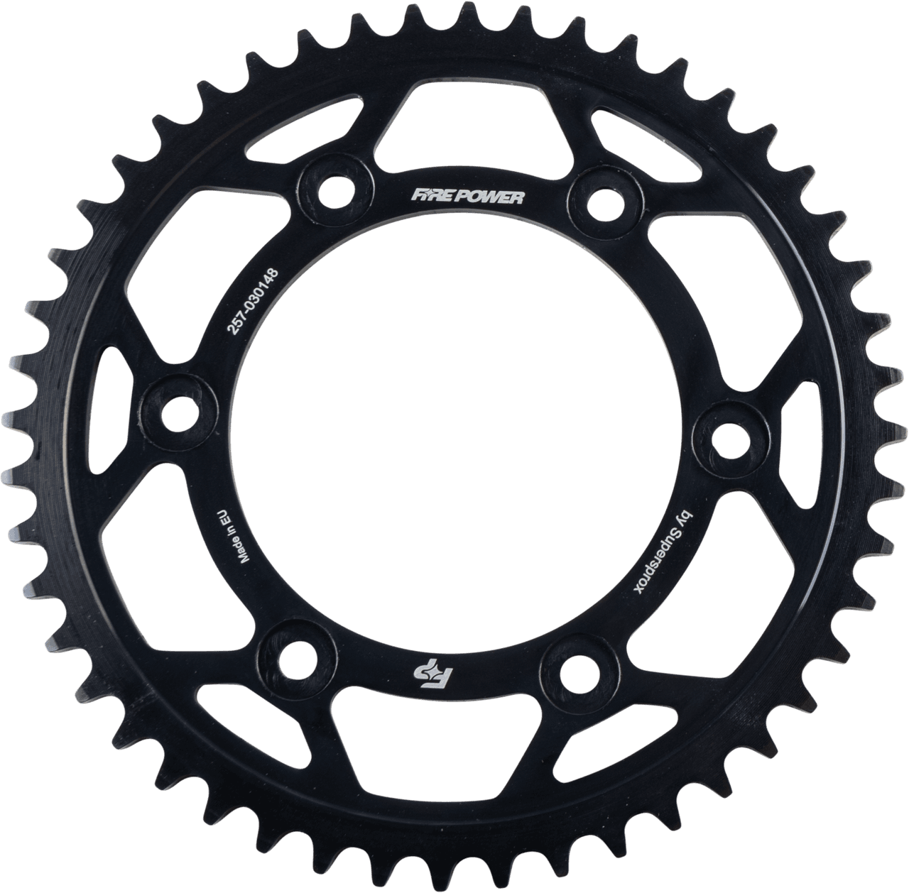Fire Power Rear Sprocket Steel 48T Black