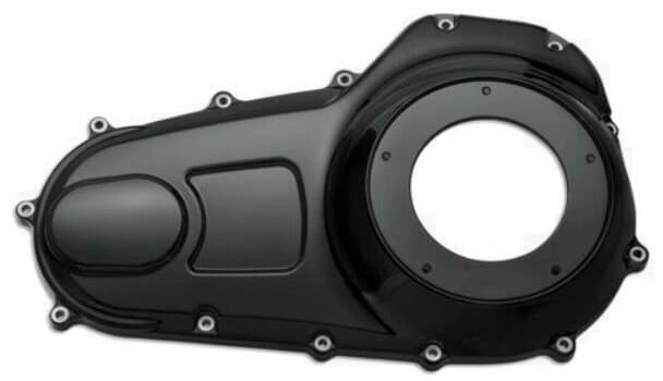 HardDrive Narrow Profile Primary Cvr Black Touring 07-17