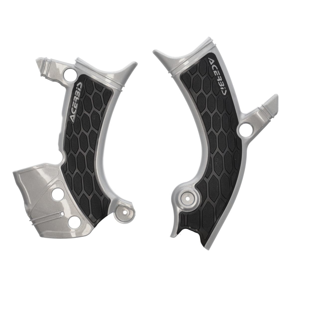 Acerbis X-Grip Frame Guard Silver/Black Yamaha