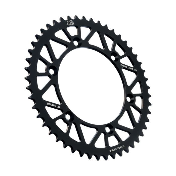 REAR ALLOY SPROCKET BLACK 49-TOOTH