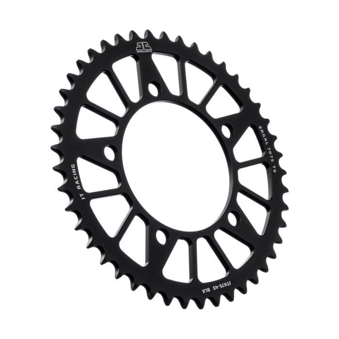 REAR ALLOY SPROCKET BLACK 45-TOOTH