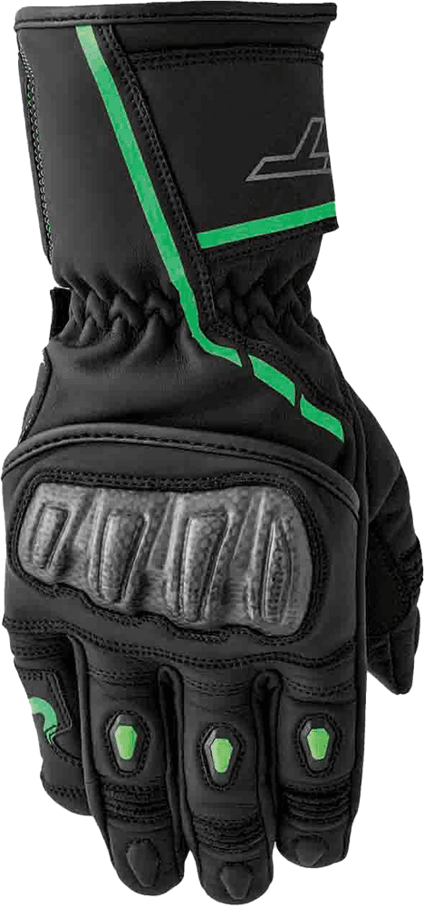 RST S1 Glove Black/Fluo-Green Leather LG