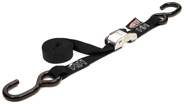 Powertye Tie-Down Cam S-Hook 1"X12' Black Each