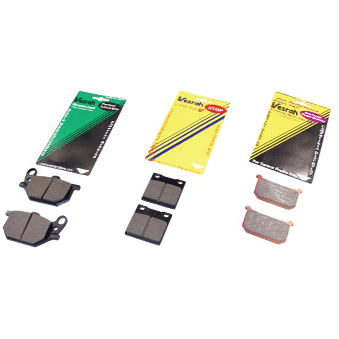 VESRAH SEMI-METALLIC BRAKE PADS, VD-162