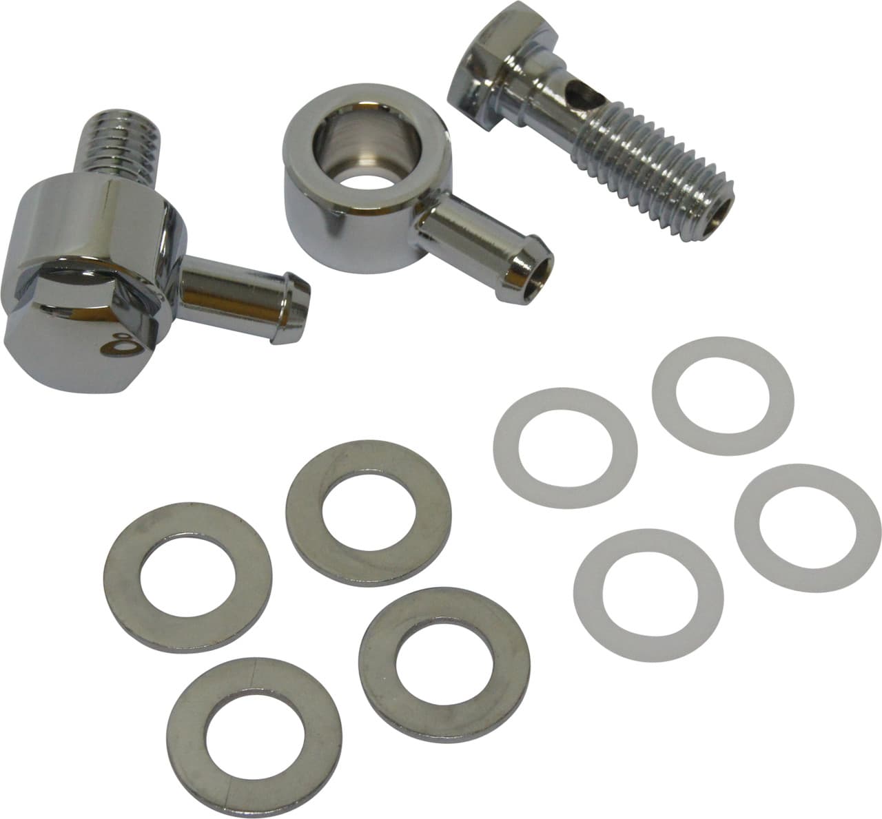 HardDrive Breather Fittings W/ Bolts Evo Bigtwin, XL