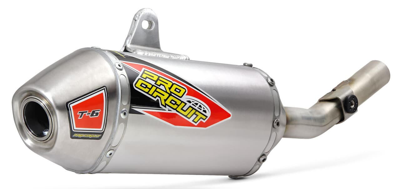 Pro Circuit T-6 Stainless Slip-On Silencer Kawasaki