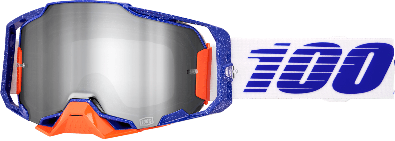 100-PERCENT Armega Goggle Lavingaad Mirror Slvr Flash