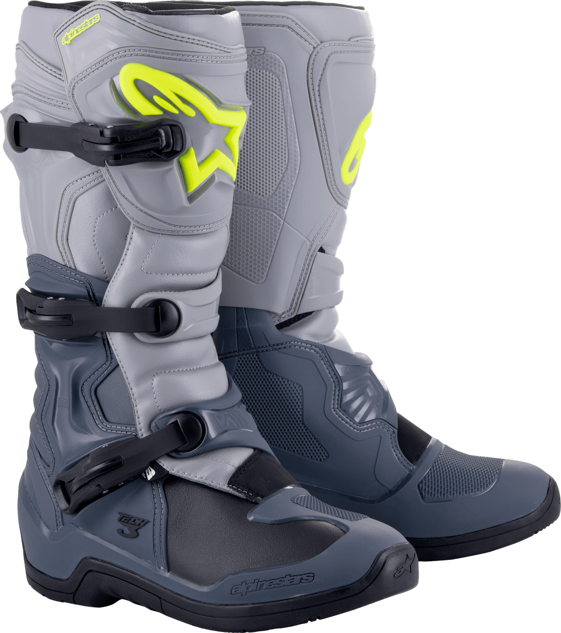 Alpinestars Tech 3 Boots Dk Grey/LT Grey/Black Size 13