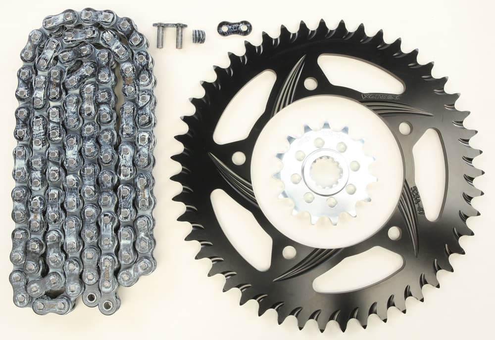 Vortex Sprocket/Chain Kit Stl/Alu 15/47T Black RX3 520-112L Black