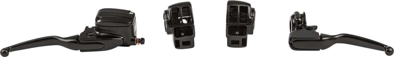 HardDrive Handlebar Control Kit Black Cbl Clutch `08-13 Flh/T