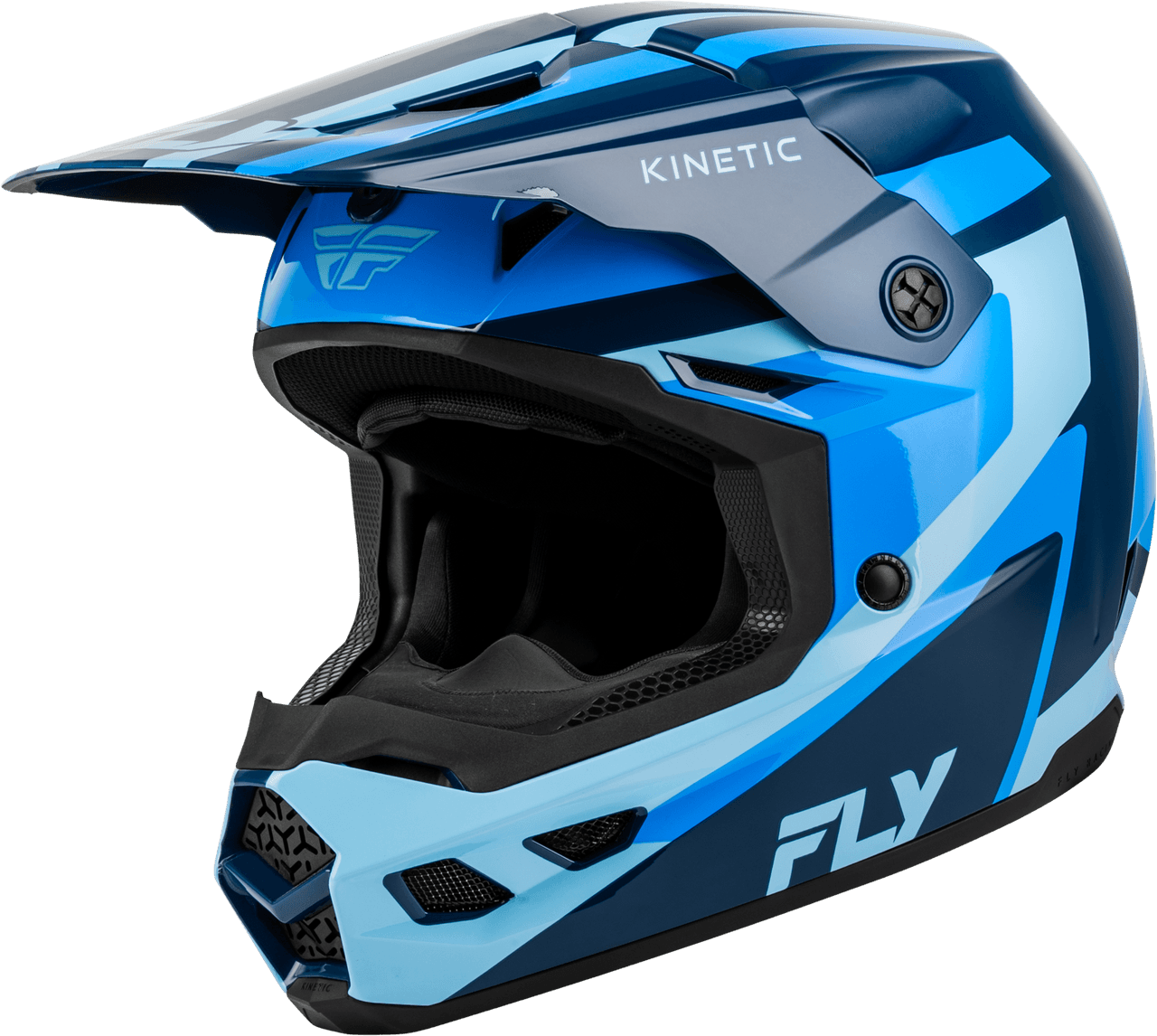 Fly Racing Cold Weather Kinetic Sync Navy/Blue/Light Blue Medium