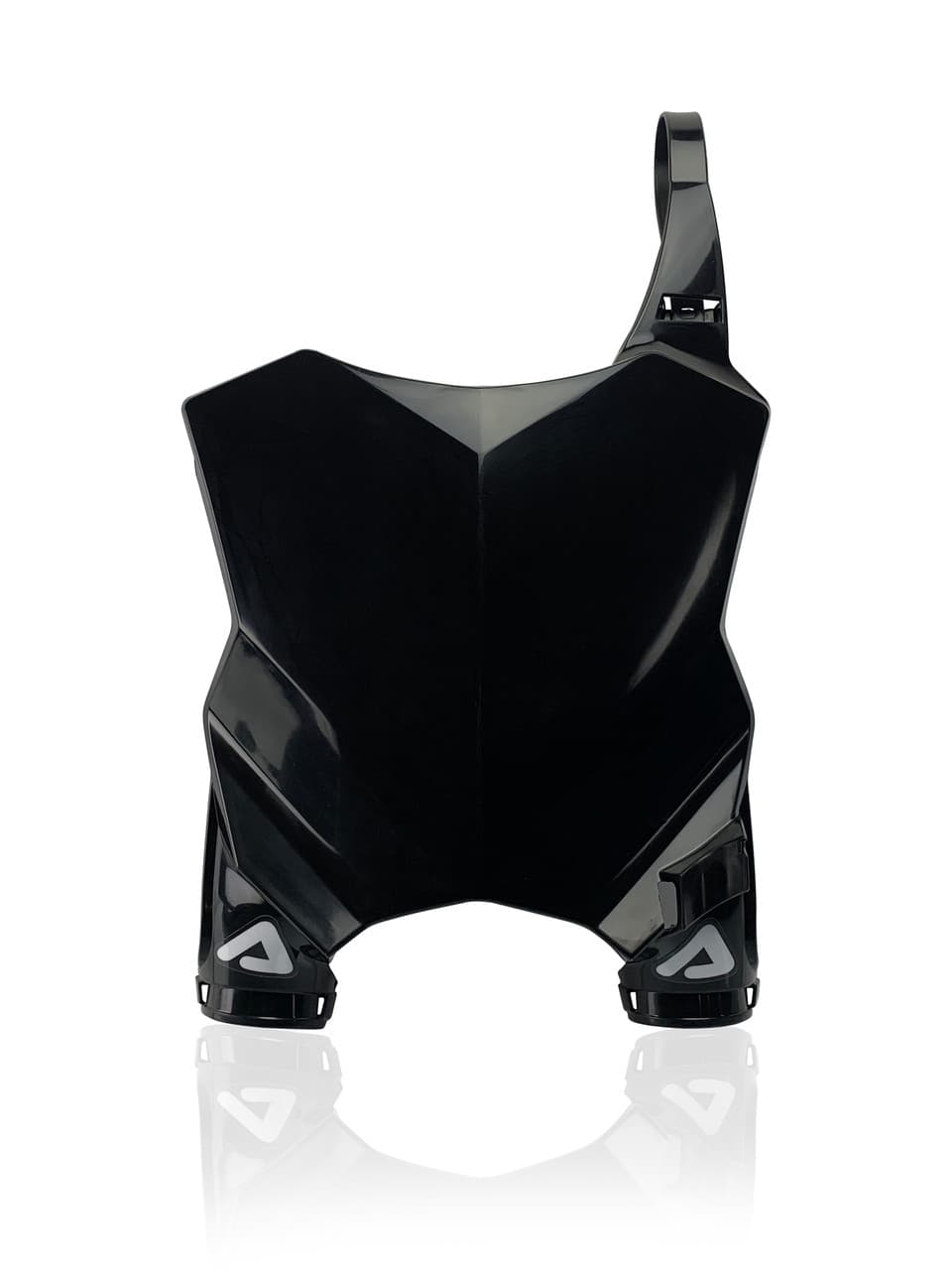 Acerbis Raptor Front Number Plate Black Kawasaki