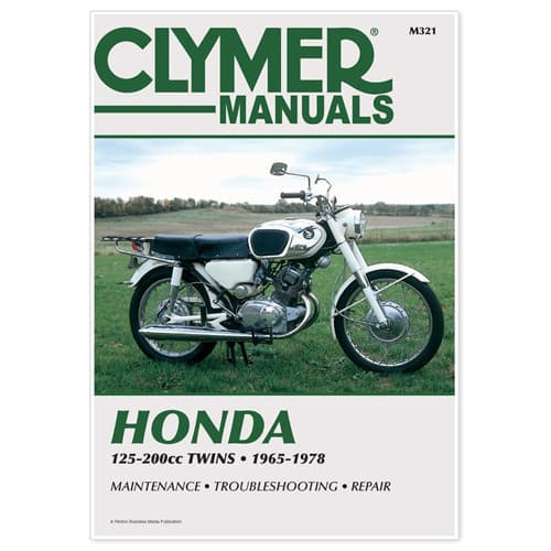 CLYMER MANUAL HON 125-200CC TWINS 65-78