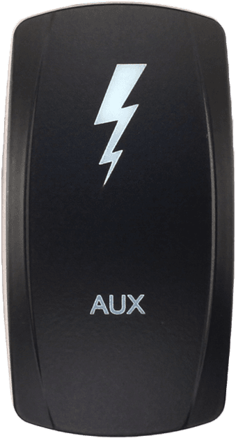 XTC Power Products Dash Switch Rocker Face Aux Lights