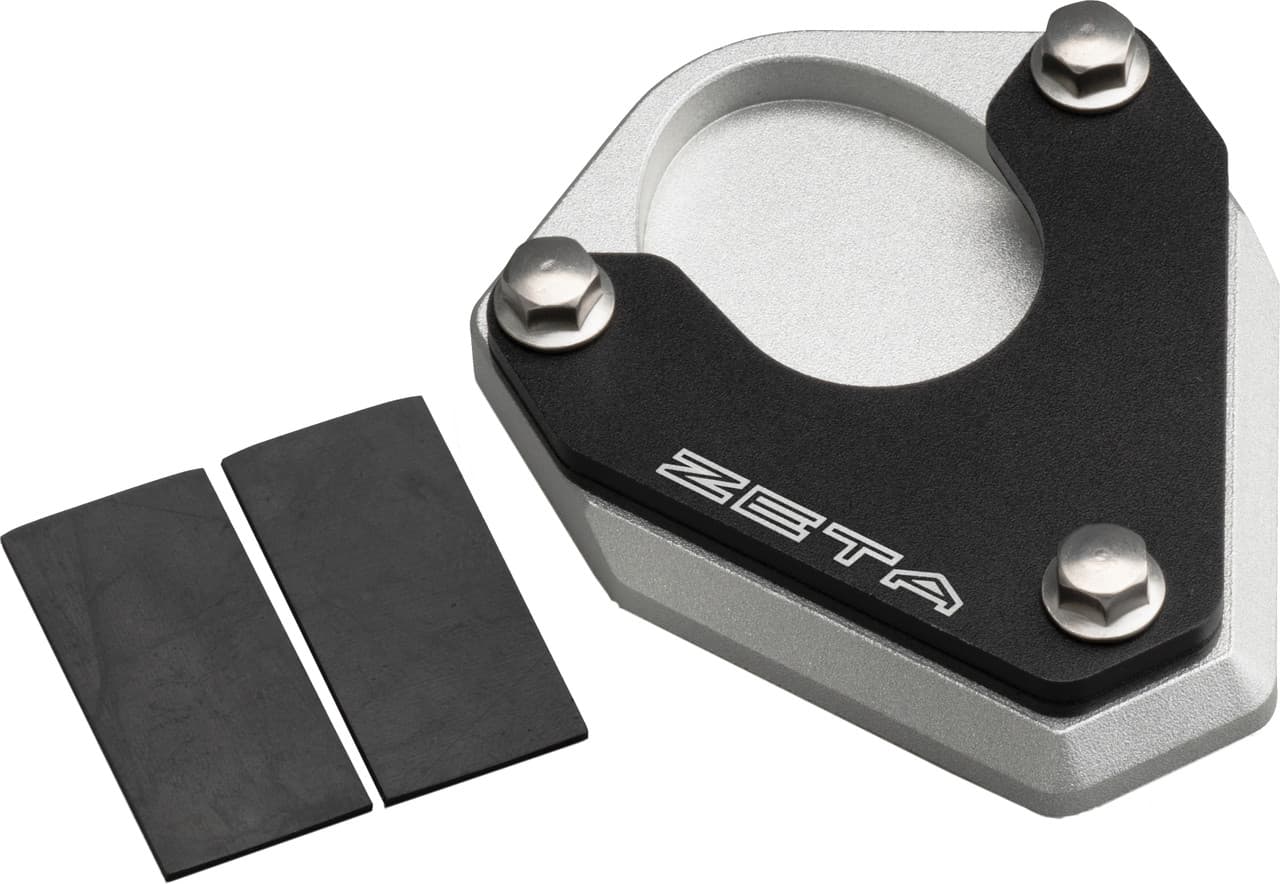 Zeta Side Stand Extender Black/Silver Kawasaki