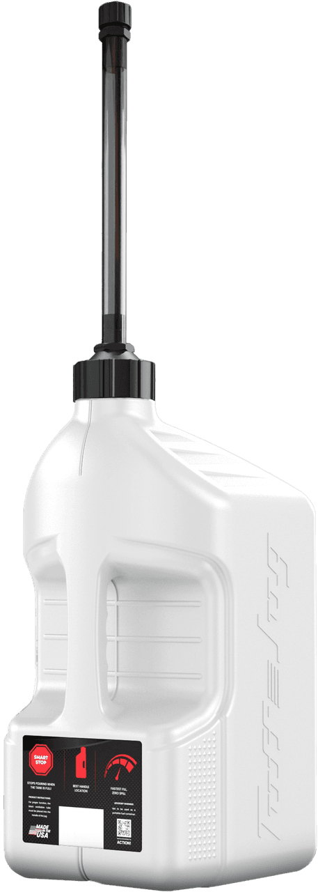 Tuff Jug Utility Container White W/ Autostop Spout 5 Gal