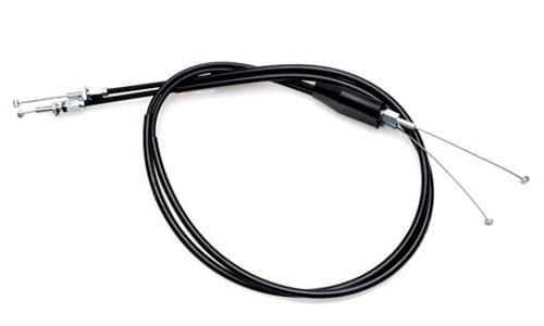 BLACK VINYL THROTTLE PUSH-PULL CABLE SET