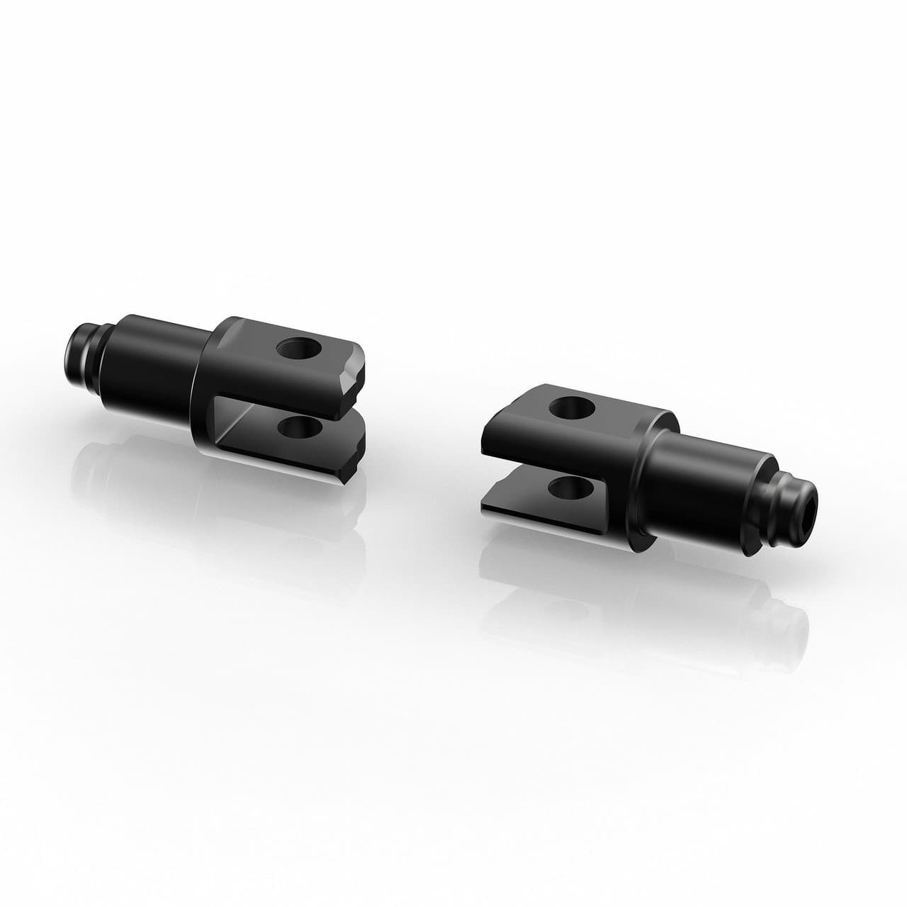 Rizoma Footpeg Mount Kit Rider Black Pr