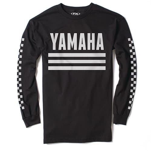 FACTORY EFFEX YAMAHA RACER LONG SLEEVE T-SHIRT / BLACK M