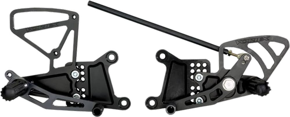 Vortex Rear Set Complete Black Yamaha