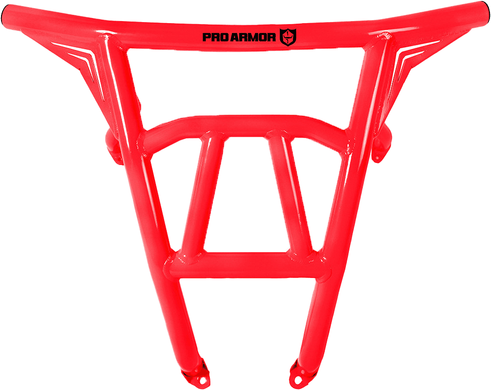 Pro Armor Rear Sport Bumper Red Polaris