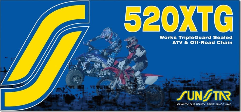 Sunstar Chain Xtg Works Sealed 520X120 Nat/Gold