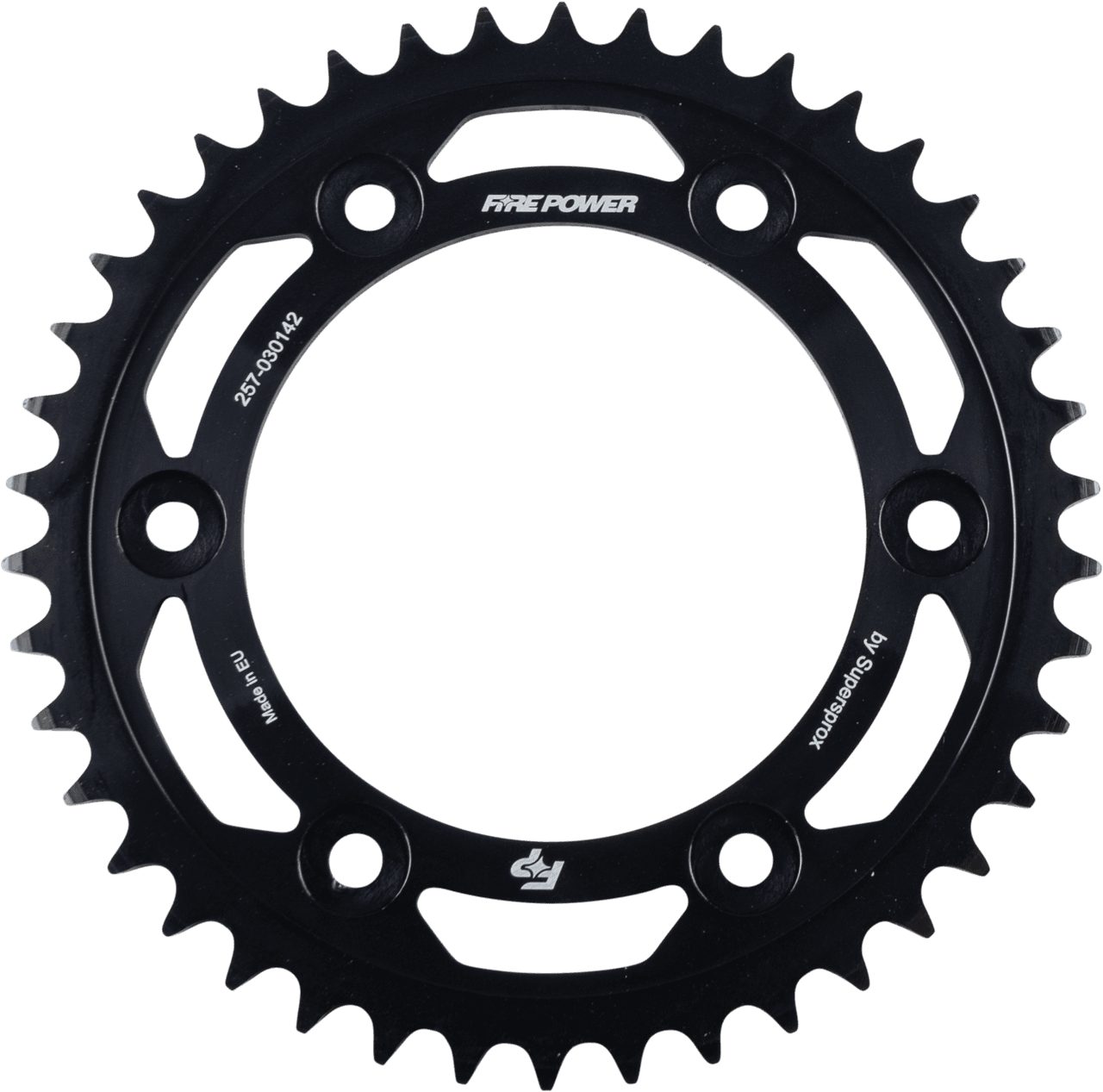 Fire Power Rear Sprocket Steel 42T Black