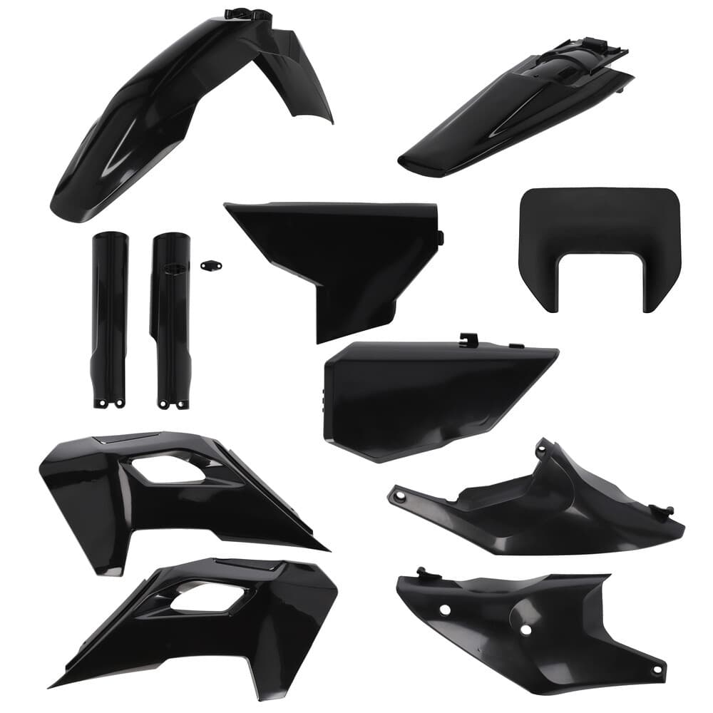 Acerbis Plastic Kit- Full Husqvarna Black