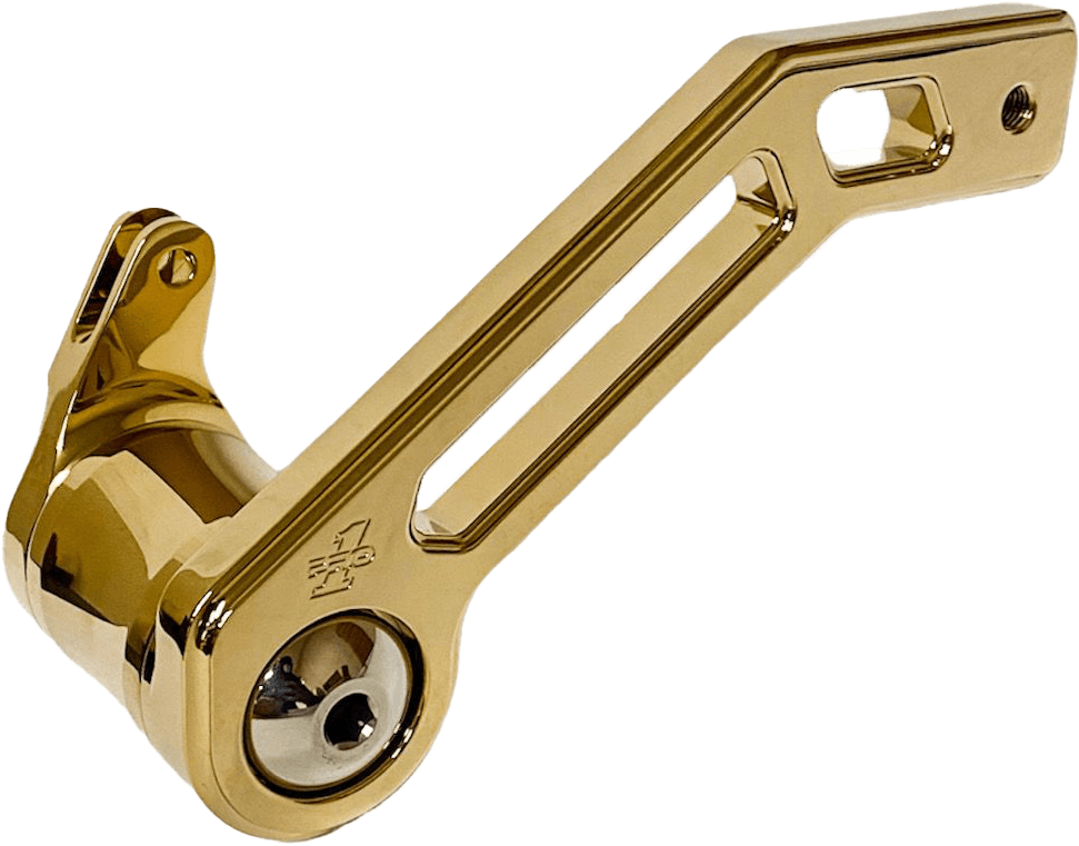Pro One T-Rex Shorty Brake Arm Gold `08-13 Touring
