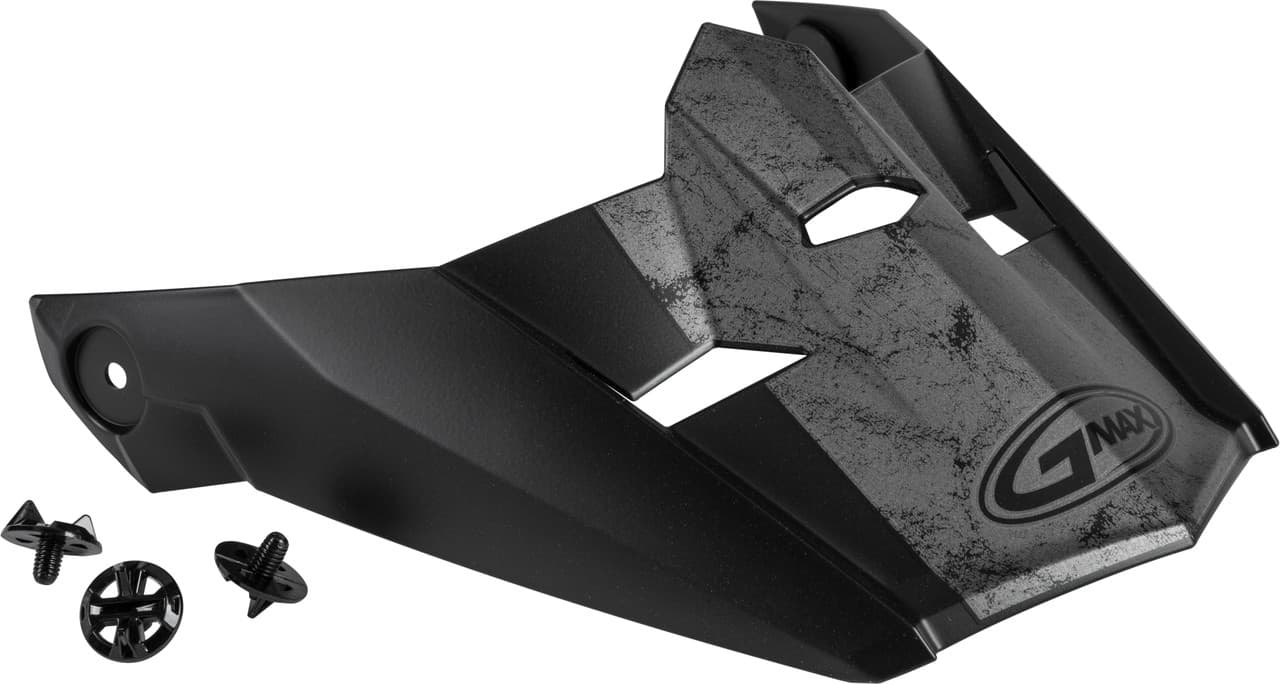 Gmax Visor W/Screws Dominant MX-46 Matte Black/Grey XS-SM