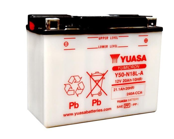 YUASA Y50-N18L-A YUMICRON-12 VOLT BATTERY