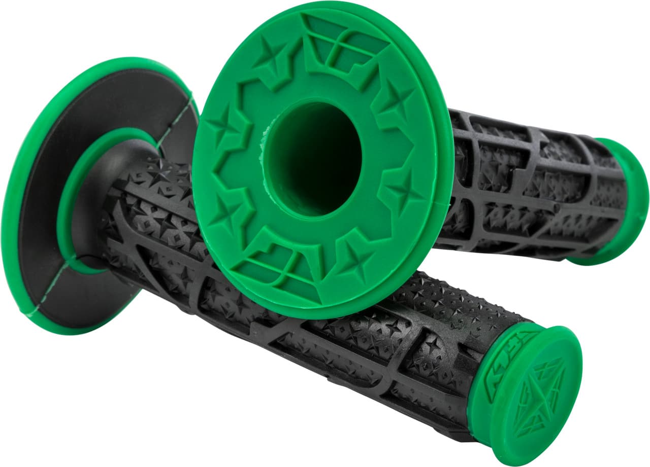Fly Racing Pilot II MX Grips Green/Black