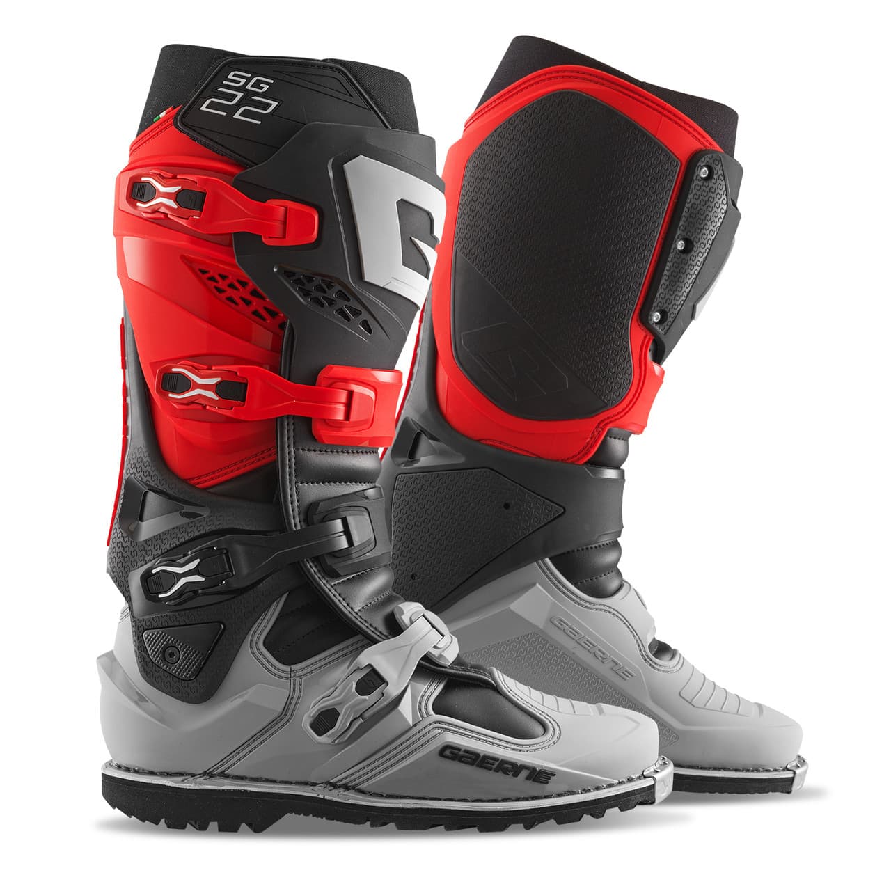 SG22 GORE-TEX ENDURO LE BOOTS RED/BLACK/GREY SZ 11