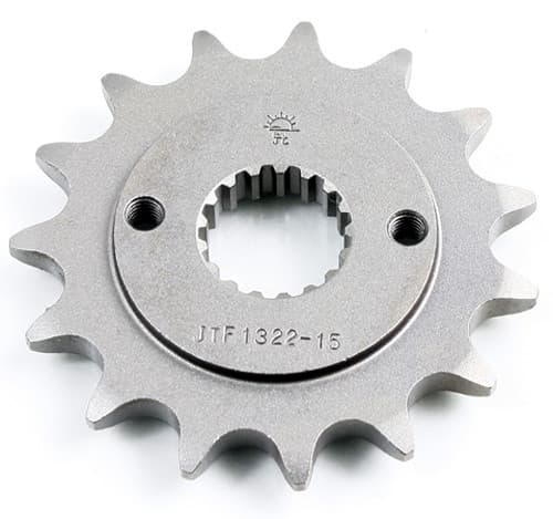 JT STEEL FRONT SPROCKET 15 TOOTH HONDA