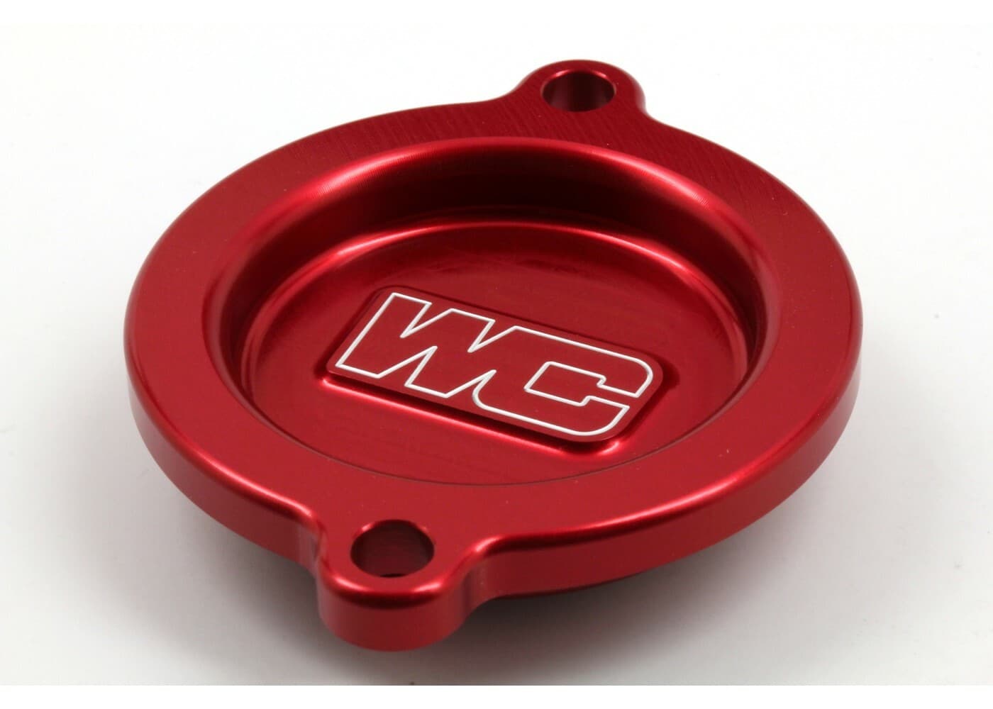 Works Oil Filter Cover Red KTM/Husqvarna/Gas