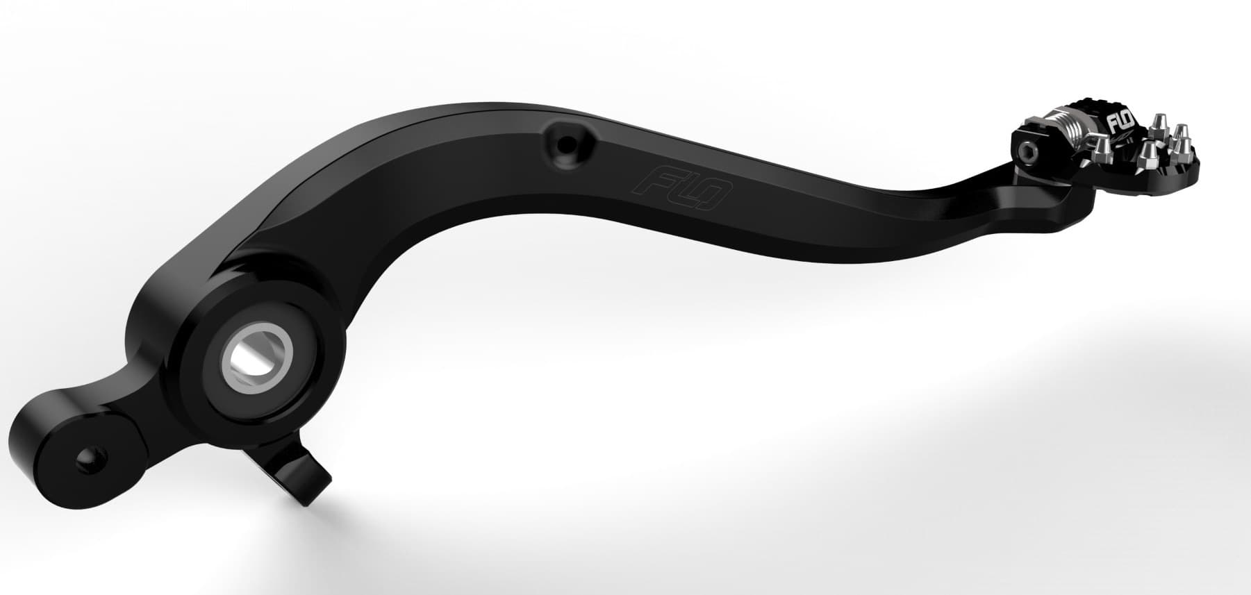 Flo Motorsports Folding Tip Brake Pedals Black