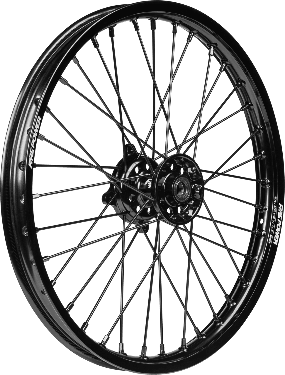 Fire Power Front Wheel 1.60 X 21" Black Kawasaki