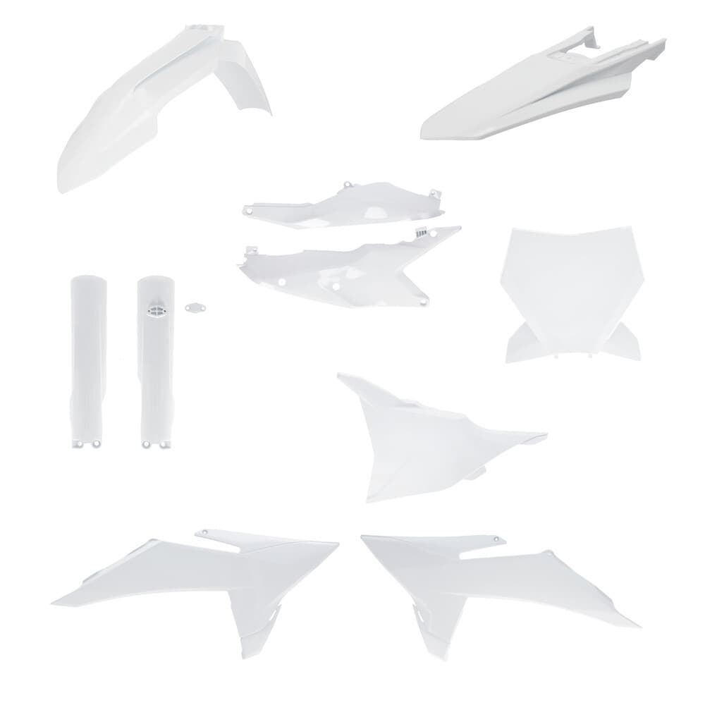 Acerbis Plastic Kit- Full KTM White