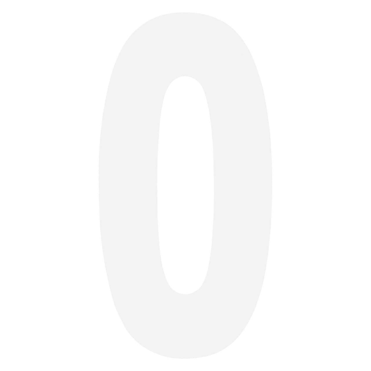 FX 2015 NUMBERS STANDARD 6" WHITE 0