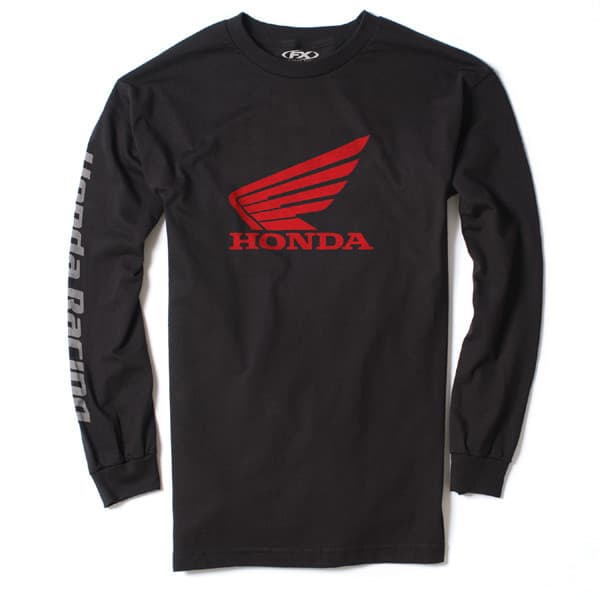 FACTORY EFFEX HONDA LONG SLEEVE T-SHIRT / BLACK (XL)