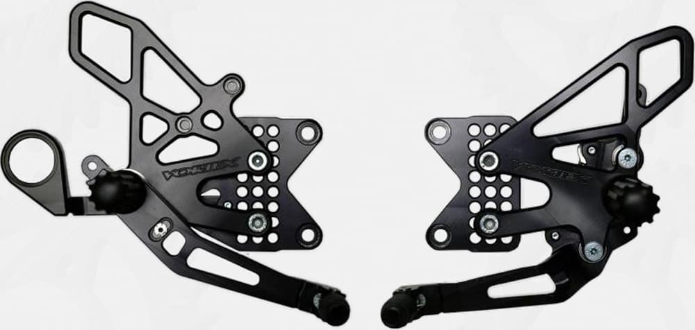 Vortex Rear Set Complete Black BMW